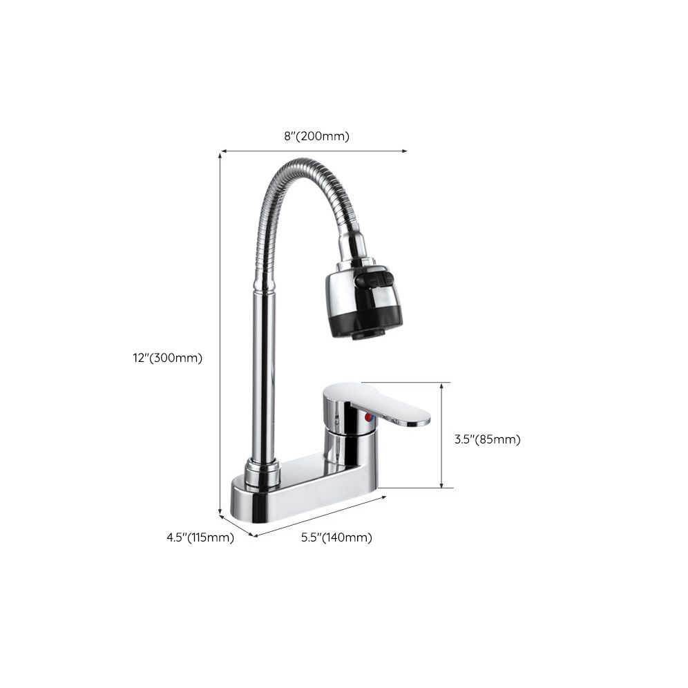 Vessel Sink Bathroom Faucet 2 Hole Faucets Chrome Lever Handle Clearhalo 'bathroom_sink_faucets' 'Conjunta de Baño y Conjunta de Grifo' 'Coronamiento de Baño y Dispositivo de Baño' 'Grifo del lavabo del baño' 'Hogar' 'home_improvement' 'home_improvement_bathroom_sink_faucets' 'Mejoras para el hogar' 1200x1200_519944d8-18e2-464f-a209-c92dd52fcb46