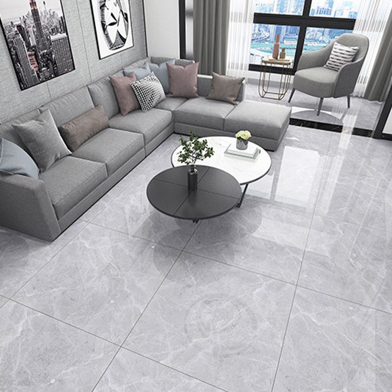 Modern Style Square Floor Tile Waterproof Straight Edge Polished Floor Tile Clearhalo 'Floor Tiles & Wall Tiles' 'floor_tiles_wall_tiles' 'Flooring 'Home Improvement' 'home_improvement' 'home_improvement_floor_tiles_wall_tiles' Walls and Ceiling' 1200x1200_51a4fcfb-ae3a-4d71-b50e-7ca4949c2f09