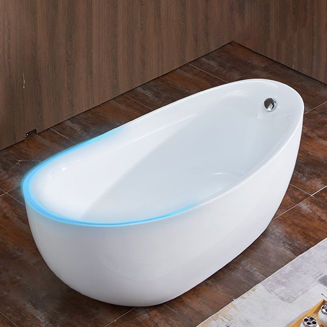 31.5-inch Wide Acrylic Oval Tub Freestanding Soaking White Bathtub Clearhalo 'Bathroom Remodel & Bathroom Fixtures' 'Bathtubs' 'Home Improvement' 'home_improvement' 'home_improvement_bathtubs' 'Showers & Bathtubs' 1200x1200_524dfc21-dd56-473f-b0ed-262fc410adf6