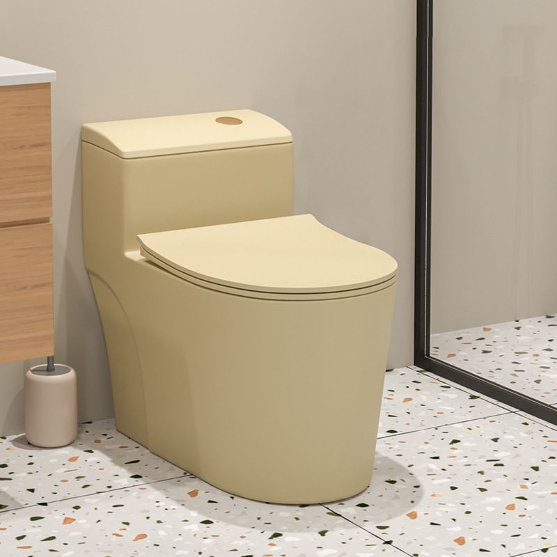 Traditional Skirted Toilet Floor Mount One-Piece Flush Toilet with Slow Close Seat Clearhalo 'Bathroom Remodel & Bathroom Fixtures' 'Home Improvement' 'home_improvement' 'home_improvement_toilets' 'Toilets & Bidets' 'Toilets' 1200x1200_52712fda-a318-4de5-b3f9-2ab593011834