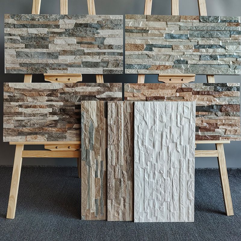 Modern Style Wall Tile Stacked Stone Texture Straight Edge Rectangle Waterproof Wall Tile Clearhalo 'Floor Tiles & Wall Tiles' 'floor_tiles_wall_tiles' 'Flooring 'Home Improvement' 'home_improvement' 'home_improvement_floor_tiles_wall_tiles' Walls and Ceiling' 1200x1200_5278cd86-3e71-4748-9e8d-042de2313dfa