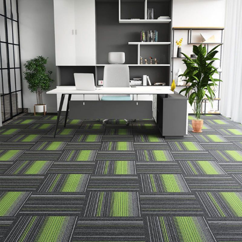 Indoor Carpet Tiles Geometric Print Level Loop Office Carpet Tiles Clearhalo 'Carpet Tiles & Carpet Squares' 'carpet_tiles_carpet_squares' 'Flooring 'Home Improvement' 'home_improvement' 'home_improvement_carpet_tiles_carpet_squares' Walls and Ceiling' 1200x1200_52dd2b23-b9fa-43e5-b06e-7d44b031a515