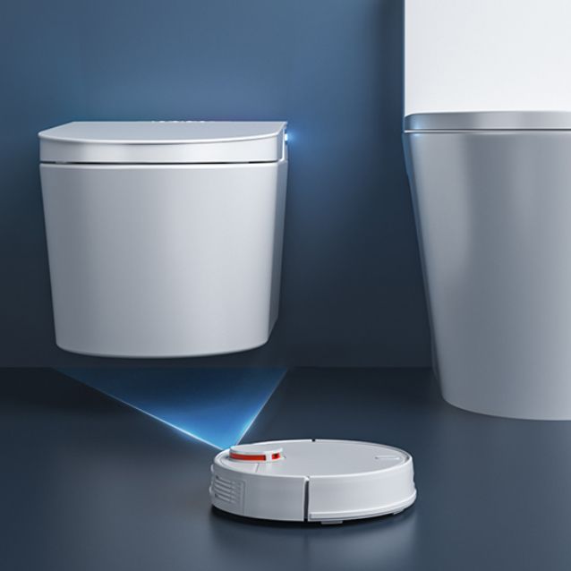 Remote Control Included Ceramic Contemporary Elongated Wall Hung Toilet Set Clearhalo 'Bathroom Remodel & Bathroom Fixtures' 'Bidets' 'Home Improvement' 'home_improvement' 'home_improvement_bidets' 'Toilets & Bidets' 1200x1200_52ee1287-6a27-45aa-a628-6c1270b77bc0