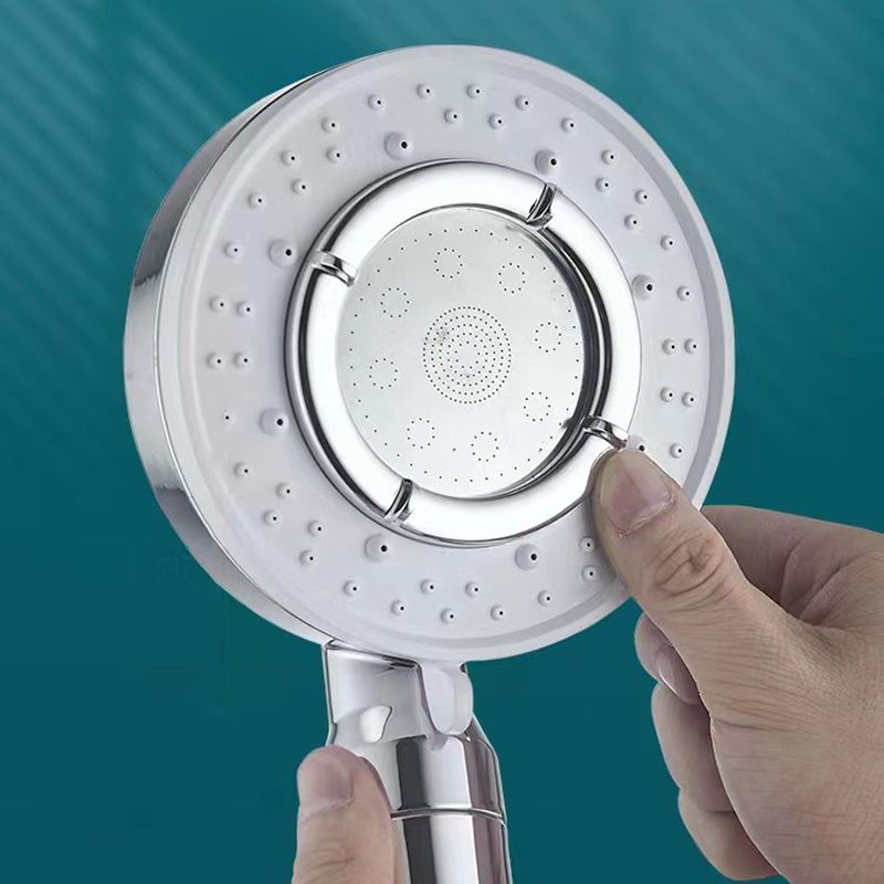 Modern Handheld Shower Head Adjustable Spray Pattern Shower Head in Stainless Steel Clearhalo 'Bathroom Remodel & Bathroom Fixtures' 'Home Improvement' 'home_improvement' 'home_improvement_shower_heads' 'Shower Heads' 'shower_heads' 'Showers & Bathtubs Plumbing' 'Showers & Bathtubs' 1200x1200_53c4b43e-d0bb-476e-8ca0-38d1eada3482