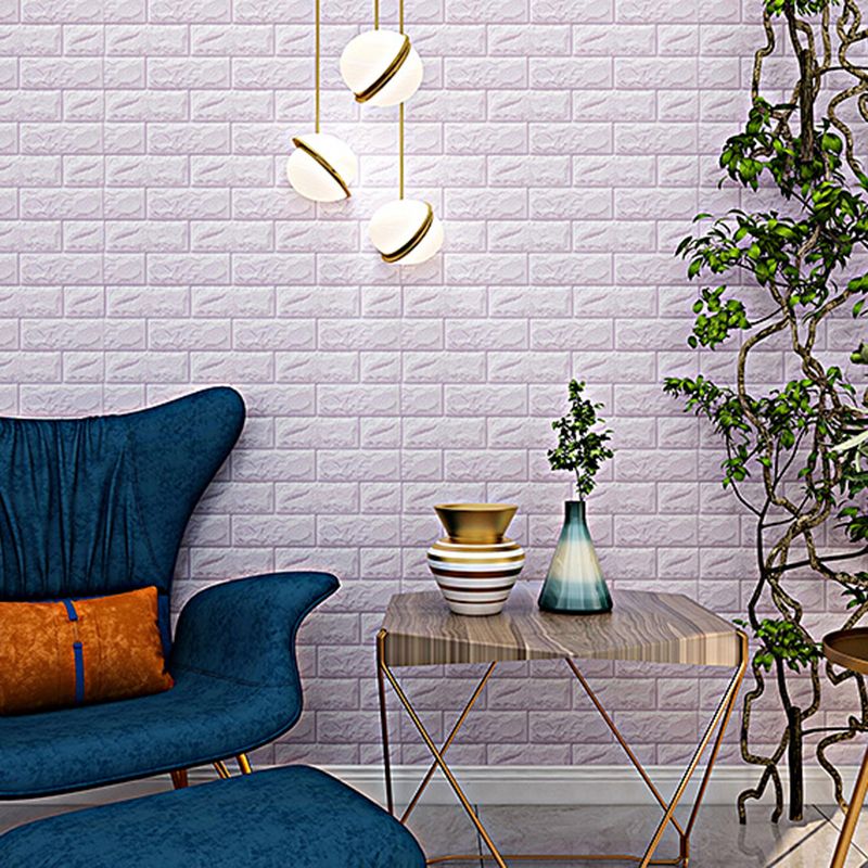 Modern Wall Tile PVC 3D Embossed Waterproof Wall Access Panel Clearhalo 'Flooring 'Home Improvement' 'home_improvement' 'home_improvement_wall_paneling' 'Wall Paneling' 'wall_paneling' 'Walls & Ceilings' Walls and Ceiling' 1200x1200_54c75511-0d98-4c78-a8bc-3444bc2f6f5c