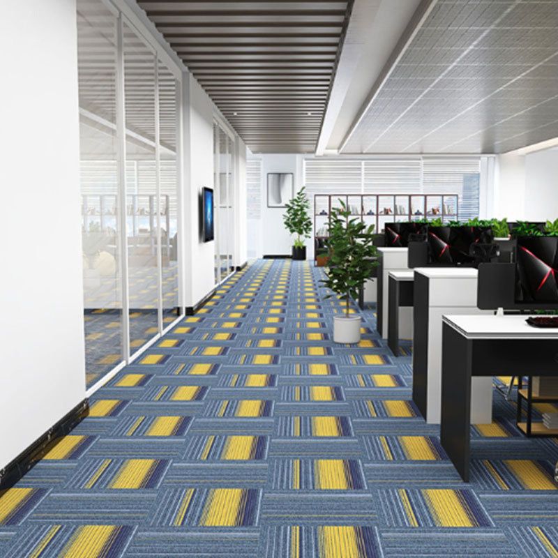 Indoor Carpet Tiles Geometric Print Level Loop Office Carpet Tiles Clearhalo 'Carpet Tiles & Carpet Squares' 'carpet_tiles_carpet_squares' 'Flooring 'Home Improvement' 'home_improvement' 'home_improvement_carpet_tiles_carpet_squares' Walls and Ceiling' 1200x1200_54ff7125-4e19-4818-b0c4-6faae540aa61