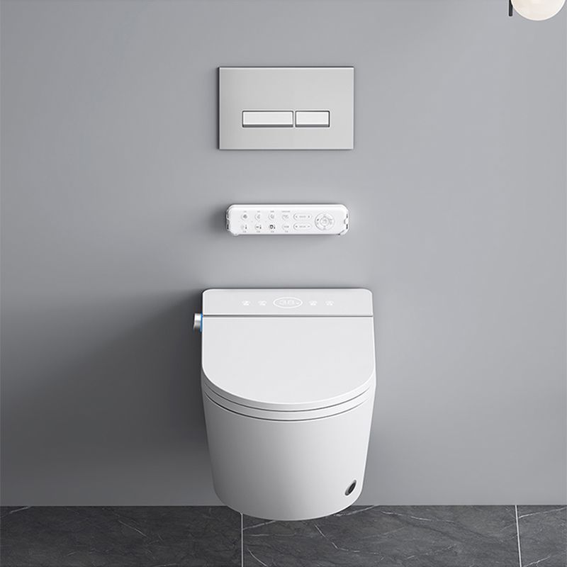 Contemporary Wall Mounted Bidet Elongated Foot Sensor Ceramic White Clearhalo 'Bathroom Remodel & Bathroom Fixtures' 'Bidets' 'Home Improvement' 'home_improvement' 'home_improvement_bidets' 'Toilets & Bidets' 1200x1200_551bc8d3-08d7-47cf-a122-a4f7df644be8