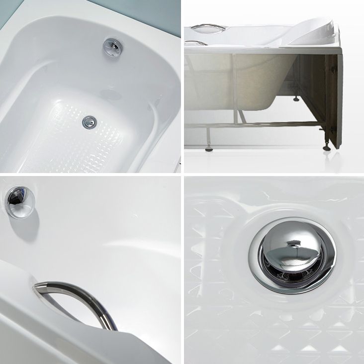 Rectangular Freestanding Bathtub Acrylic Soaking White Modern Bath (Board not Included) Clearhalo 'Bathroom Remodel & Bathroom Fixtures' 'Bathtubs' 'Home Improvement' 'home_improvement' 'home_improvement_bathtubs' 'Showers & Bathtubs' 1200x1200_551fc56b-22b1-4e0e-8f6a-089e46592698