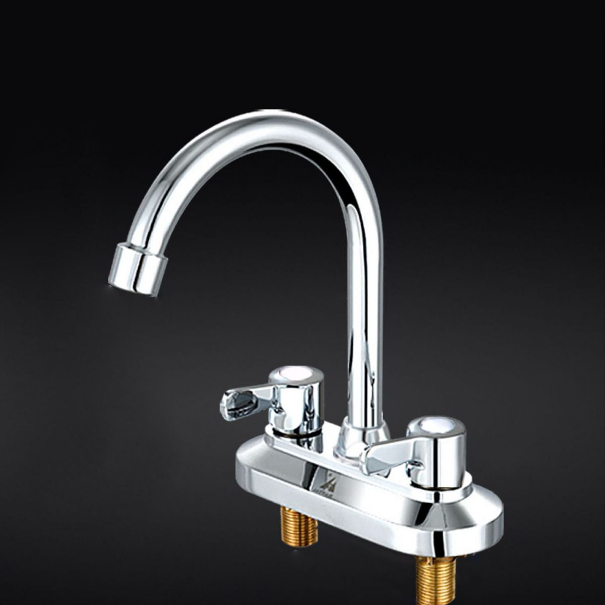 Contemporary Knob Handle Faucet Swivel Spout Bathroom Faucet Clearhalo 'bathroom_sink_faucets' 'Conjunta de Baño y Conjunta de Grifo' 'Coronamiento de Baño y Dispositivo de Baño' 'Grifo del lavabo del baño' 'Hogar' 'home_improvement' 'home_improvement_bathroom_sink_faucets' 'Mejoras para el hogar' 1200x1200_553f04ab-0148-46d7-aad3-b79dbde7084c