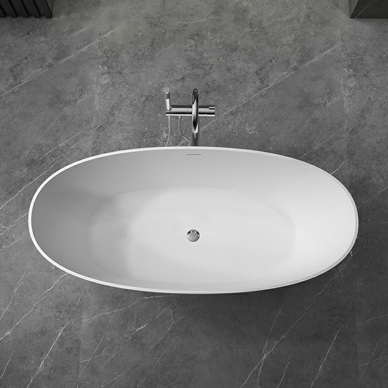 Antique Finish Oval Bathtub Freestanding Soaking Modern Bath Tub Clearhalo 'Bathroom Remodel & Bathroom Fixtures' 'Bathtubs' 'Home Improvement' 'home_improvement' 'home_improvement_bathtubs' 'Showers & Bathtubs' 1200x1200_55aa54e1-bc7d-4e79-8a37-78f157df7fe1