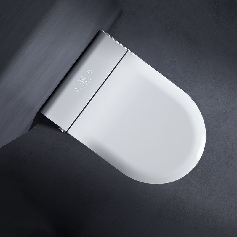 Elongated Wall Hung Toilet Set Foot Sensor Ceramic Wall Mounted Bidet Clearhalo 'Bathroom Remodel & Bathroom Fixtures' 'Bidets' 'Home Improvement' 'home_improvement' 'home_improvement_bidets' 'Toilets & Bidets' 1200x1200_55db80a3-e31d-4ecd-81b0-e35dd77691c0