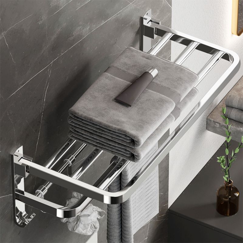 Modern Polished Chrome Bathroom Accessory Set in Stainless Steel Clearhalo 'Bathroom Hardware Sets' 'Bathroom Hardware' 'Bathroom Remodel & Bathroom Fixtures' 'bathroom_hardware_sets' 'Home Improvement' 'home_improvement' 'home_improvement_bathroom_hardware_sets' 1200x1200_55ebf8b2-fd21-4456-a498-1a163f4282ed