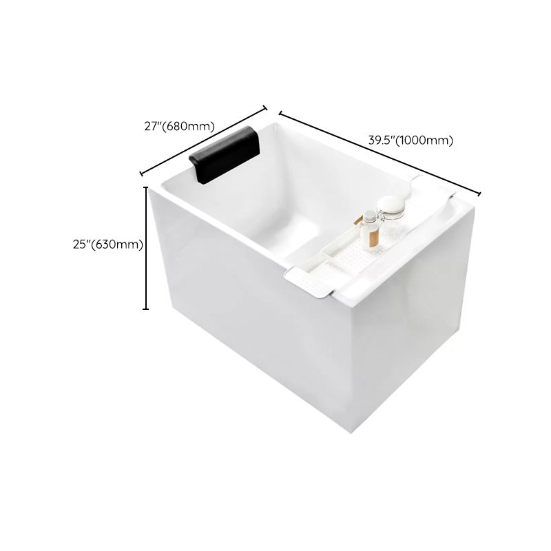 White Acrylic Indoor Bath Tub Soaking Tub with Internal Drain Clearhalo 'Bathroom Remodel & Bathroom Fixtures' 'Bathtubs' 'Home Improvement' 'home_improvement' 'home_improvement_bathtubs' 'Showers & Bathtubs' 1200x1200_560b3bd2-ff2d-4192-a2fa-4fdfd1eed746