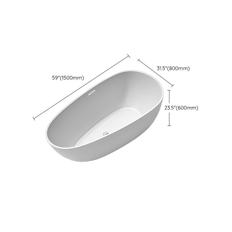 Modern Acrylic Bathtub Freestanding Soaking Bathtub with Drain Bath Tub Clearhalo 'Bathroom Remodel & Bathroom Fixtures' 'Bathtubs' 'Home Improvement' 'home_improvement' 'home_improvement_bathtubs' 'Showers & Bathtubs' 1200x1200_5626b114-dc76-4bcf-b6f9-6244f2314fe9