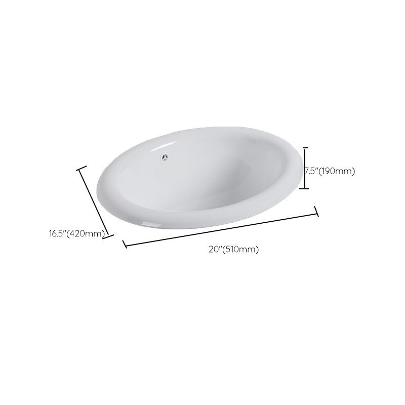 Modern Style Bathroom Sink Oval Porcelain Undermount Bathroom Sink Clearhalo 'Bathroom Remodel & Bathroom Fixtures' 'Bathroom Sinks & Faucet Components' 'Bathroom Sinks' 'bathroom_sink' 'Home Improvement' 'home_improvement' 'home_improvement_bathroom_sink' 1200x1200_564dbbdb-3d11-4896-80f5-0bbd66bf10f7