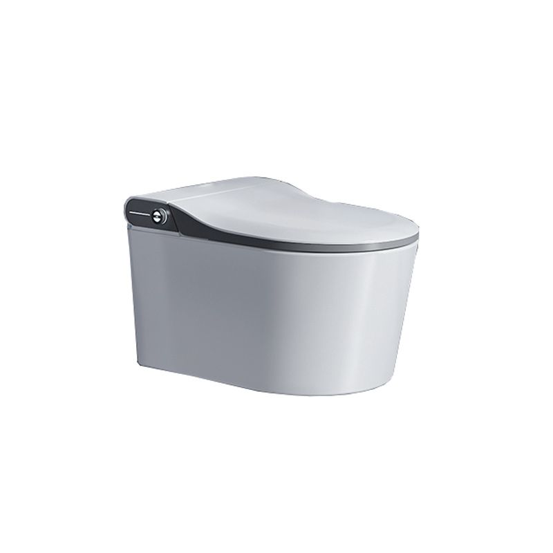 Elongated Wall Hung Toilet Set Foot Sensor Ceramic Wall Mounted Bidet Clearhalo 'Bathroom Remodel & Bathroom Fixtures' 'Bidets' 'Home Improvement' 'home_improvement' 'home_improvement_bidets' 'Toilets & Bidets' 1200x1200_567cfadd-e0df-454c-bbe9-a43e2ea04567