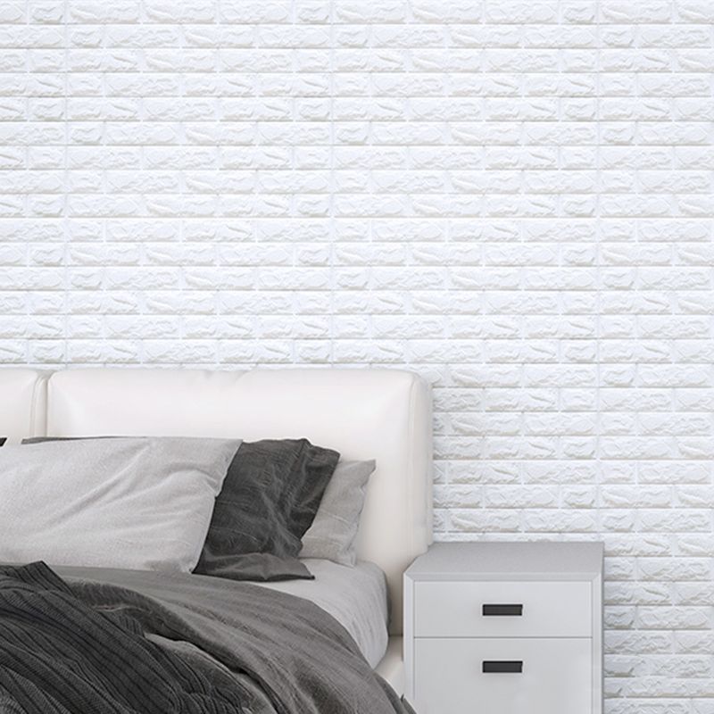 Foam Waterproof Wall Paneling Living Room 3D Faux Brick Peel and Stick Wall Ceiling Clearhalo 'Flooring 'Home Improvement' 'home_improvement' 'home_improvement_wall_paneling' 'Wall Paneling' 'wall_paneling' 'Walls & Ceilings' Walls and Ceiling' 1200x1200_568ef861-39b9-48b5-a438-71914f1fdecf