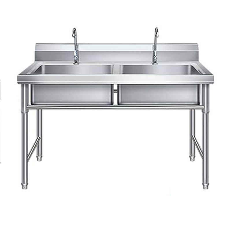 Modern Style Kitchen Sink Stainless Steel Kitchen Sink with Frame Clearhalo 'Home Improvement' 'home_improvement' 'home_improvement_kitchen_sinks' 'Kitchen Remodel & Kitchen Fixtures' 'Kitchen Sinks & Faucet Components' 'Kitchen Sinks' 'kitchen_sinks' 1200x1200_56aab0a1-4ecc-4497-ab76-76c6bda6b317