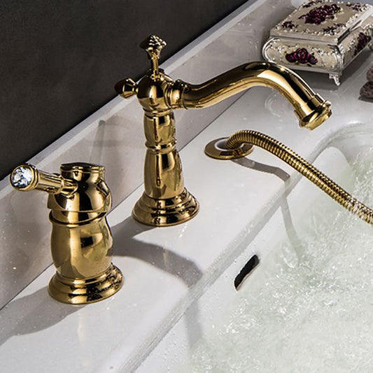 Deck Mounted Roman Tub Faucet Bronze Low Arc Roman Tub Faucet Set Clearhalo 'Bathroom Remodel & Bathroom Fixtures' 'Bathtub Faucets' 'bathtub_faucets' 'Home Improvement' 'home_improvement' 'home_improvement_bathtub_faucets' 1200x1200_56cd5631-6ca0-4ebf-9ab4-c0f6ed51ff6c