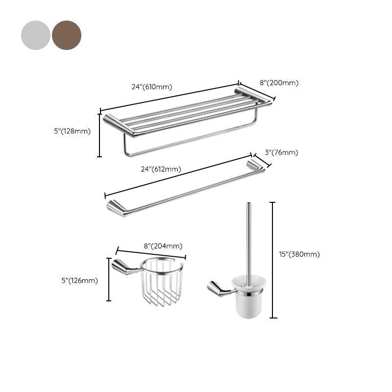 Luxury Bathroom Hardware Set Bathroom Shelf Bathroom Accessory Kit Clearhalo 'Bathroom Hardware Sets' 'Bathroom Hardware' 'Bathroom Remodel & Bathroom Fixtures' 'bathroom_hardware_sets' 'Home Improvement' 'home_improvement' 'home_improvement_bathroom_hardware_sets' 1200x1200_56db9b5c-4529-432f-9f8a-192e7fb68018