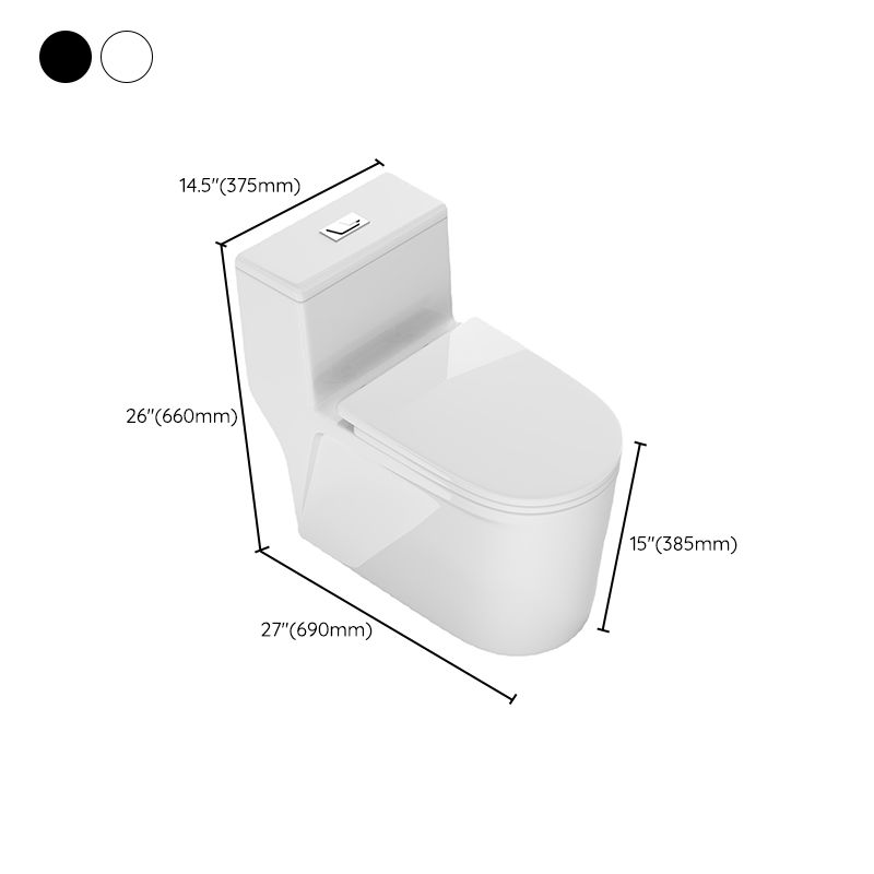 Modern Skirted Flush Toilet Ceramic Elong Floor Mount One-Piece Toilet Clearhalo 'Bathroom Remodel & Bathroom Fixtures' 'Home Improvement' 'home_improvement' 'home_improvement_toilets' 'Toilets & Bidets' 'Toilets' 1200x1200_57d49046-d521-417d-b79d-e3815e43b174