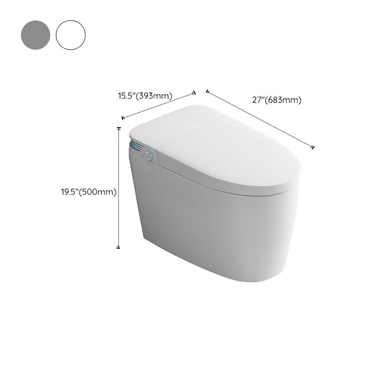 Antimicrobial Elongated All-In-One Smart Floor Standing Bidet with Heated Seat Clearhalo 'Bathroom Remodel & Bathroom Fixtures' 'Bidets' 'Home Improvement' 'home_improvement' 'home_improvement_bidets' 'Toilets & Bidets' 1200x1200_57fb97cc-a8db-4fa8-9caa-ef210168265e