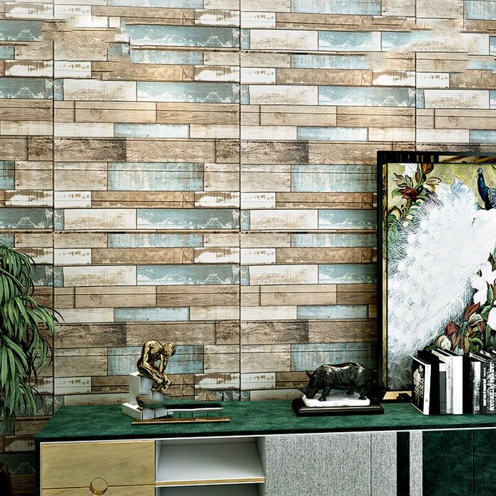 Farmhouse Wall Plank 3D Brick Bedroom and Living Room Wall Panels Set of 10 Clearhalo 'Flooring 'Home Improvement' 'home_improvement' 'home_improvement_wall_paneling' 'Wall Paneling' 'wall_paneling' 'Walls & Ceilings' Walls and Ceiling' 1200x1200_58428ed2-c96c-490b-8a8b-041de98c6b03