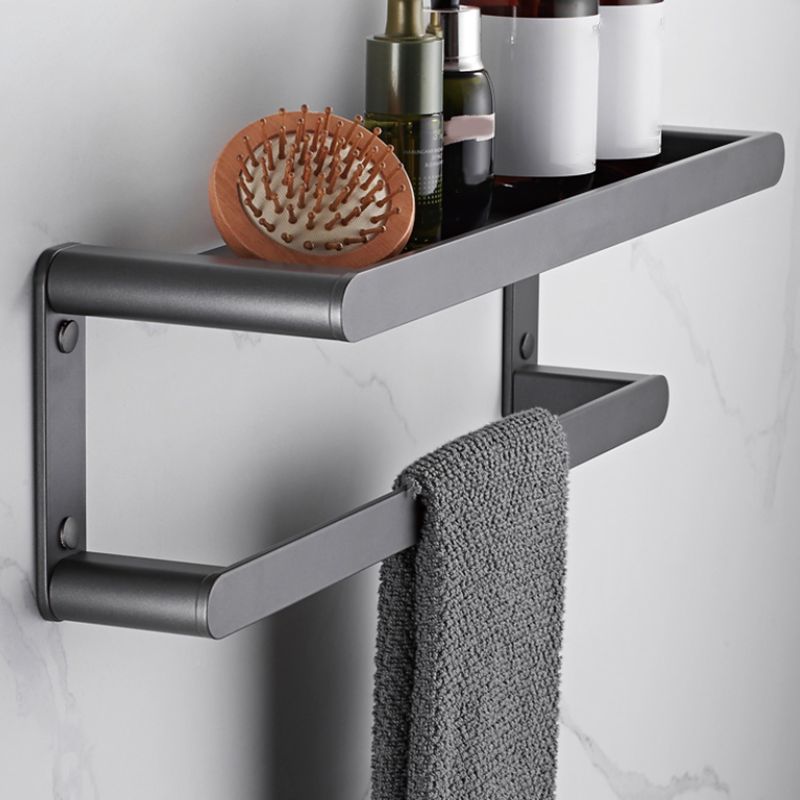 Modern Stainless Steel Towel Ring Bathroom Set Bath Shelf Bath Hardware Set Clearhalo 'Bathroom Hardware Sets' 'Bathroom Hardware' 'Bathroom Remodel & Bathroom Fixtures' 'bathroom_hardware_sets' 'Home Improvement' 'home_improvement' 'home_improvement_bathroom_hardware_sets' 1200x1200_58558e3e-06d8-4f18-a22b-de02f6e82d8f