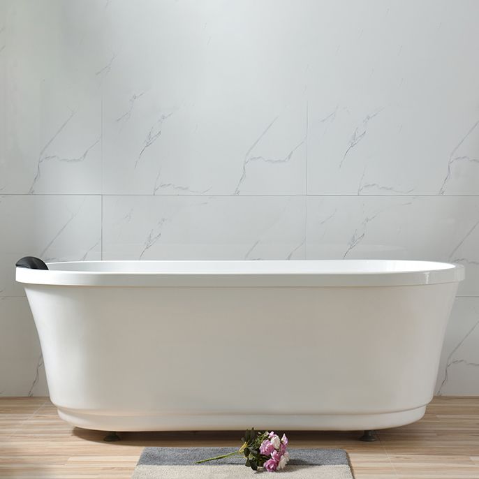 Stand Alone Antique Finish Bathtub Modern Oval Soaking Bath Tub Clearhalo 'Bathroom Remodel & Bathroom Fixtures' 'Bathtubs' 'Home Improvement' 'home_improvement' 'home_improvement_bathtubs' 'Showers & Bathtubs' 1200x1200_5859d6a2-8dd6-4c53-87eb-ffa993d27ff7