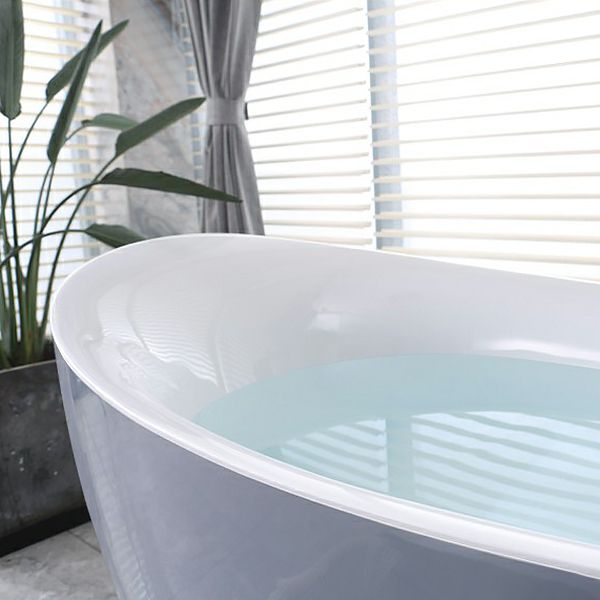 Modern 25.2-inch Tall Acrylic Bathtub Freestanding Soaking Bath (Board not Included) Clearhalo 'Bathroom Remodel & Bathroom Fixtures' 'Bathtubs' 'Home Improvement' 'home_improvement' 'home_improvement_bathtubs' 'Showers & Bathtubs' 1200x1200_585ddf3c-226d-4a7f-a8d7-f385b01c92d5