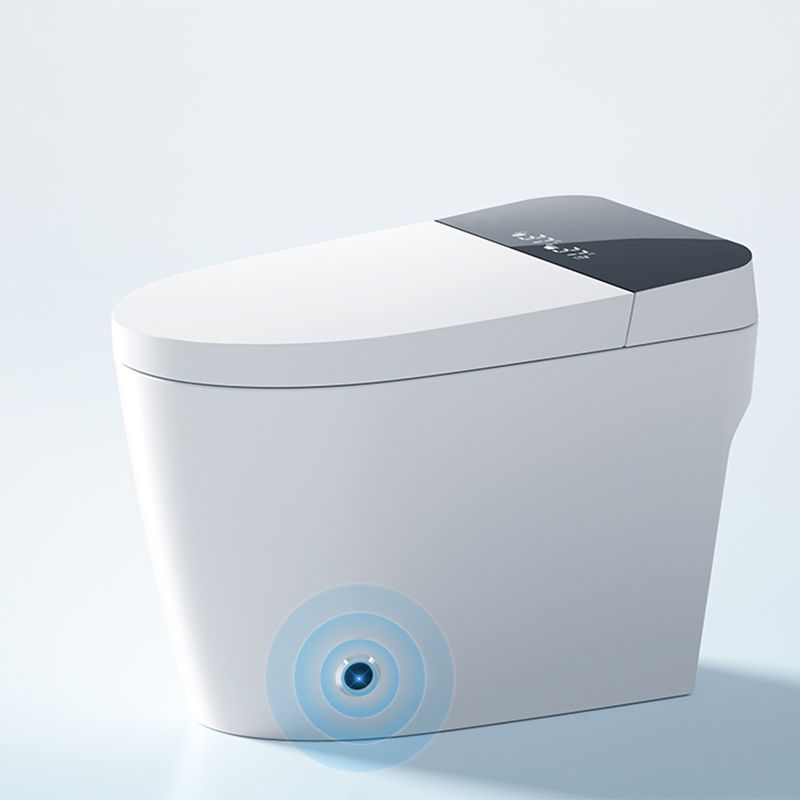Elongated with Heated Seat Foot Sensor Contemporary White Floor Mount Bidet Clearhalo 'Bathroom Remodel & Bathroom Fixtures' 'Bidets' 'Home Improvement' 'home_improvement' 'home_improvement_bidets' 'Toilets & Bidets' 1200x1200_58c6a7d3-ae36-4c30-8b8a-c28115b988d0