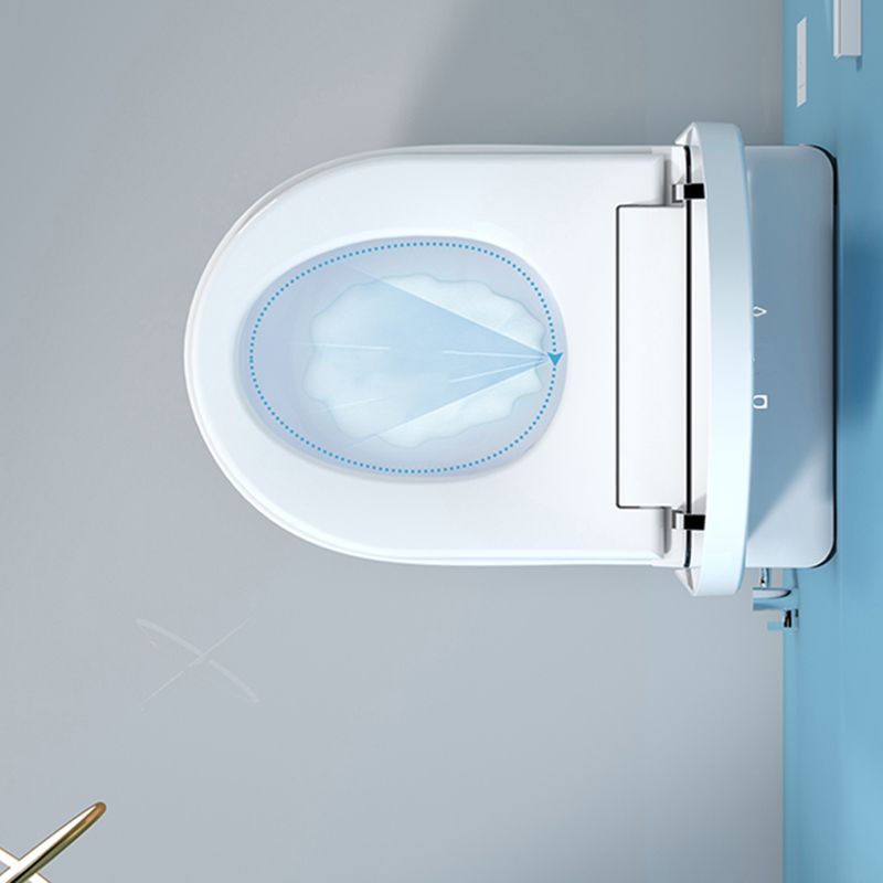 White All-In-One Smart Bidet with Tank 15" Wide Wall Mount Bidet Clearhalo 'Bathroom Remodel & Bathroom Fixtures' 'Bidets' 'Home Improvement' 'home_improvement' 'home_improvement_bidets' 'Toilets & Bidets' 1200x1200_58d78499-19f2-482d-8a3a-9c6b4cf649f5