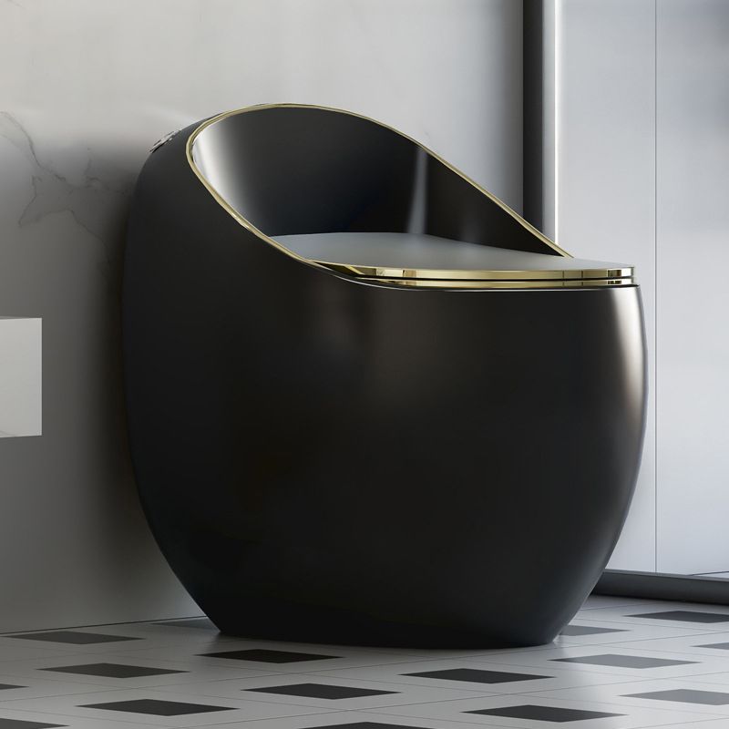 Modern Seat Included One Piece Toilet Round Floor Mounted Toilet Bowl for Washroom Clearhalo 'Bathroom Remodel & Bathroom Fixtures' 'Home Improvement' 'home_improvement' 'home_improvement_toilets' 'Toilets & Bidets' 'Toilets' 1200x1200_595c504c-5cfe-41d2-a45f-7e56ae2b838f