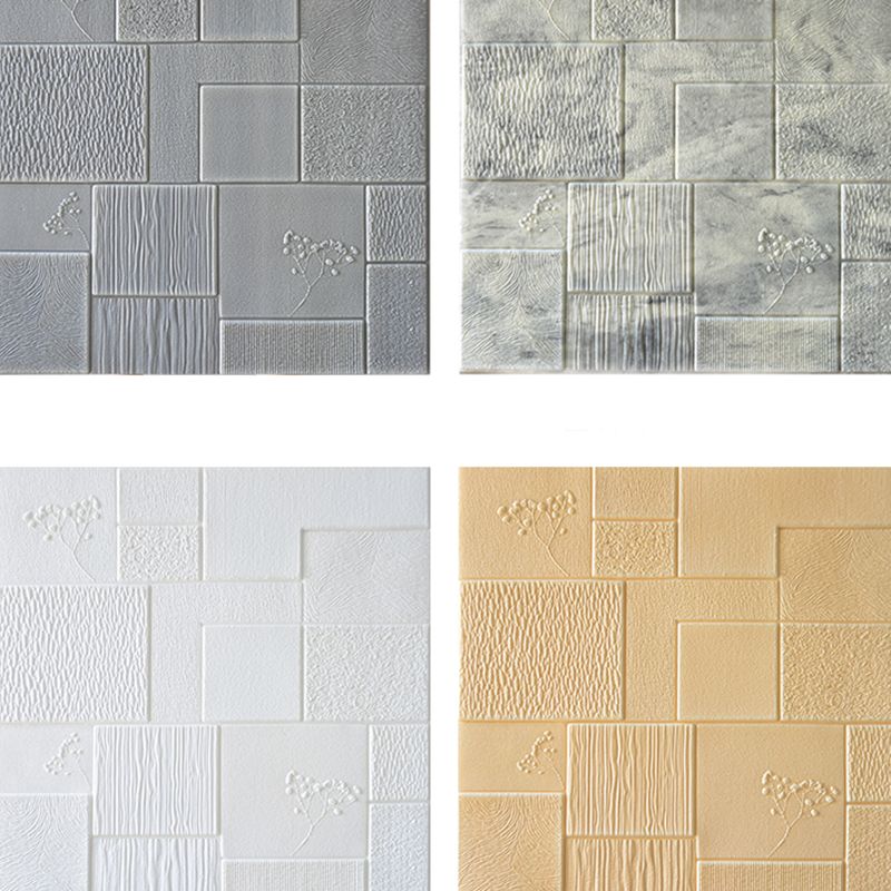 Waterproof Wall Ceiling 3D Faux Stone Foam Peel and Stick Living Room Panel (10-Pack) Clearhalo 'Flooring 'Home Improvement' 'home_improvement' 'home_improvement_wall_paneling' 'Wall Paneling' 'wall_paneling' 'Walls & Ceilings' Walls and Ceiling' 1200x1200_59b5e3e6-857b-49c8-b5ba-02491a5de291