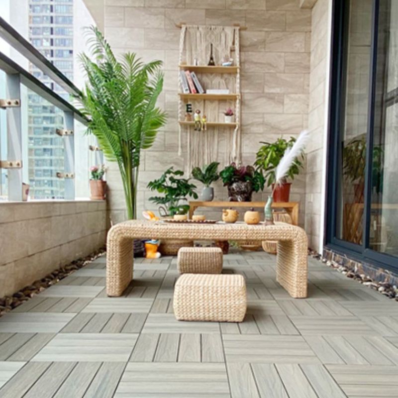 Outdoor Floor Board Wooden Square Stripe Composite Floor Patio Clearhalo 'Home Improvement' 'home_improvement' 'home_improvement_outdoor_deck_tiles_planks' 'Outdoor Deck Tiles & Planks' 'Outdoor Flooring & Tile' 'Outdoor Remodel' 'outdoor_deck_tiles_planks' 1200x1200_59dc591f-a6df-4f7a-bab2-895304e1899a