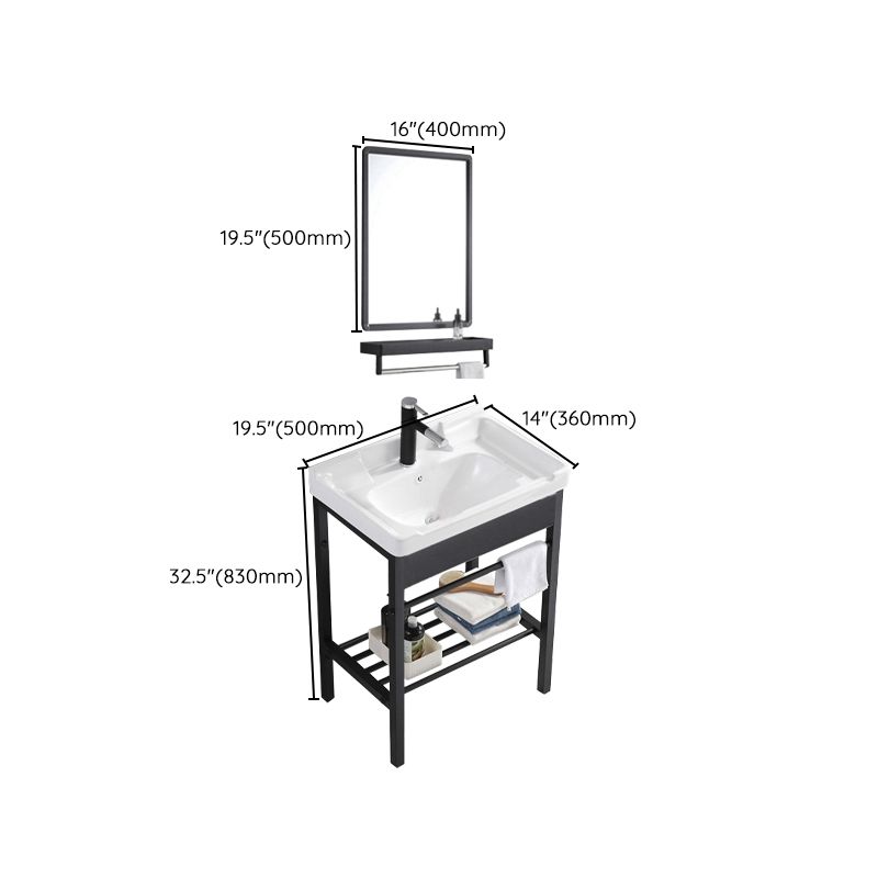 Freestanding Bathroom Vanity Modern Faucet Included Bathroom Sink Vanity Clearhalo 'Bathroom Remodel & Bathroom Fixtures' 'Bathroom Vanities' 'bathroom_vanities' 'Home Improvement' 'home_improvement' 'home_improvement_bathroom_vanities' 1200x1200_5a014f3c-269a-482e-8586-d5eb494690b2