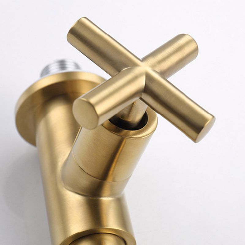 Glam 1-Handle Bathroom Sink Faucet Circular Wall Mounted Bathroom Faucet Clearhalo 'bathroom_sink_faucets' 'Conjunta de Baño y Conjunta de Grifo' 'Coronamiento de Baño y Dispositivo de Baño' 'Grifo del lavabo del baño' 'Hogar' 'home_improvement' 'home_improvement_bathroom_sink_faucets' 'Mejoras para el hogar' 1200x1200_5a5afbcc-5c80-4df5-b878-1cc230f557b1