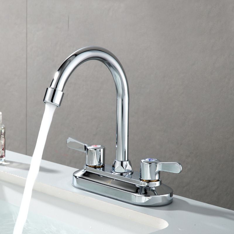 Contemporary Knob Handle Faucet Swivel Spout Bathroom Faucet Clearhalo 'bathroom_sink_faucets' 'Conjunta de Baño y Conjunta de Grifo' 'Coronamiento de Baño y Dispositivo de Baño' 'Grifo del lavabo del baño' 'Hogar' 'home_improvement' 'home_improvement_bathroom_sink_faucets' 'Mejoras para el hogar' 1200x1200_5a66af11-df20-4389-84c6-8fa05c2362dd