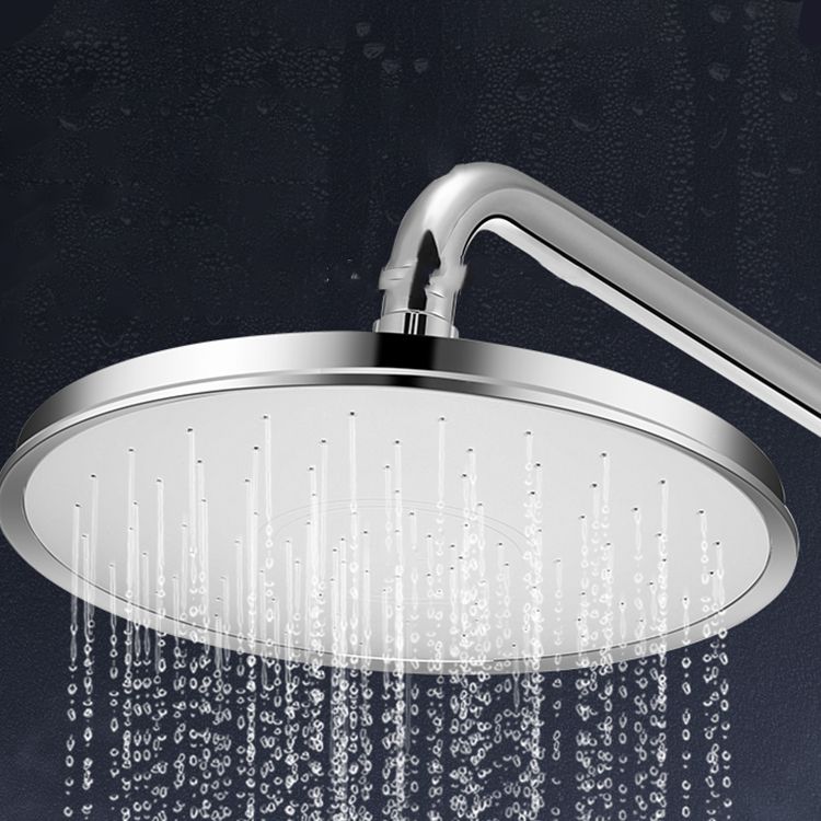 Round Shower Head Combo Modern Fixed Shower Head for Bathroom Clearhalo 'Bathroom Remodel & Bathroom Fixtures' 'Home Improvement' 'home_improvement' 'home_improvement_shower_heads' 'Shower Heads' 'shower_heads' 'Showers & Bathtubs Plumbing' 'Showers & Bathtubs' 1200x1200_5afda1da-e836-42d4-8a7f-319392a570dd