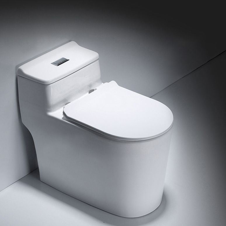 Modern One Piece Toilet Bowl Floor Mount Flush Toilet with Seat Clearhalo 'Bathroom Remodel & Bathroom Fixtures' 'Home Improvement' 'home_improvement' 'home_improvement_toilets' 'Toilets & Bidets' 'Toilets' 1200x1200_5b7234f7-5225-4215-8473-4a1441177f71