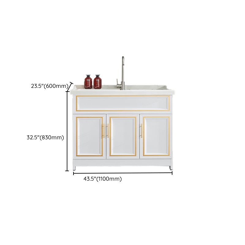 Bathroom Sink Vanity Ceramic Sink Drawers Storage Shelf Vanity with Faucet Clearhalo 'Bathroom Remodel & Bathroom Fixtures' 'Bathroom Vanities' 'bathroom_vanities' 'Home Improvement' 'home_improvement' 'home_improvement_bathroom_vanities' 1200x1200_5ba5146d-f2e1-49ef-8459-3ae2c2c3e11d