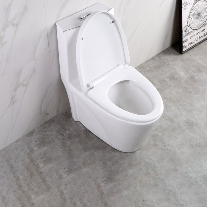 Contemporary Elongated Toilet Bowl Gravity Flush Toilet with Seat for Bathroom Clearhalo 'Bathroom Remodel & Bathroom Fixtures' 'Home Improvement' 'home_improvement' 'home_improvement_toilets' 'Toilets & Bidets' 'Toilets' 1200x1200_5bd321f3-b3ea-463b-bf32-7217e30a37e2