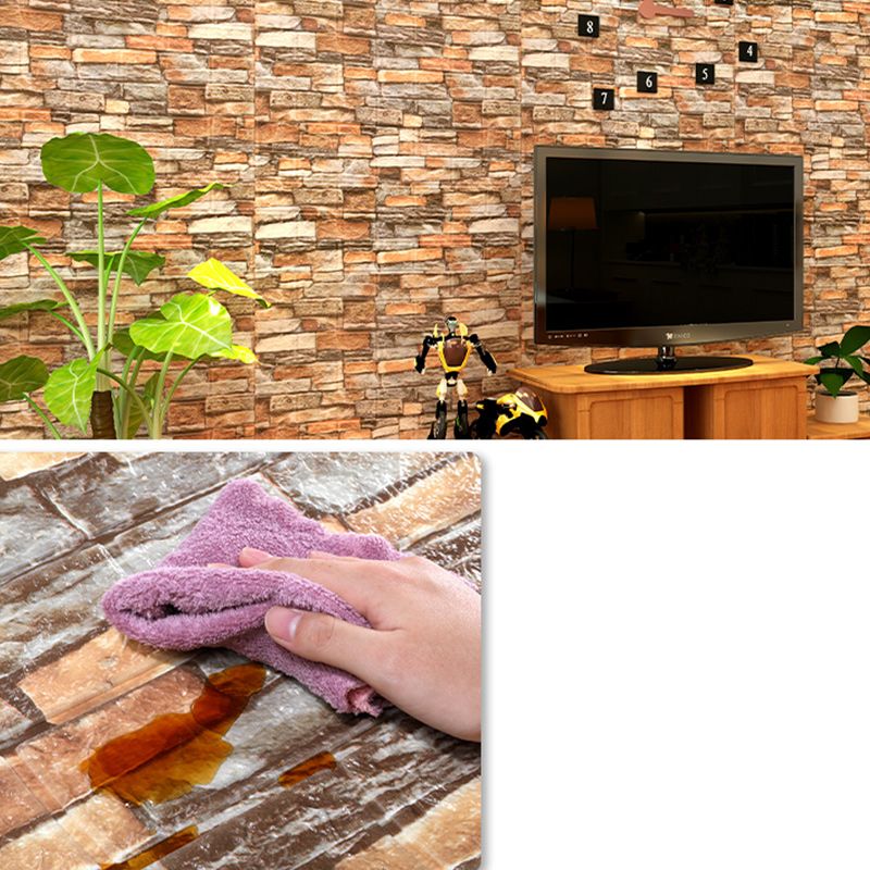 Artificial Brick Wall Plate Industrial Style Simple Home Living Room Wall Panel (1-Pack) Clearhalo 'Flooring 'Home Improvement' 'home_improvement' 'home_improvement_wall_paneling' 'Wall Paneling' 'wall_paneling' 'Walls & Ceilings' Walls and Ceiling' 1200x1200_5bd668ec-39b9-41c8-96f4-24e127516d28
