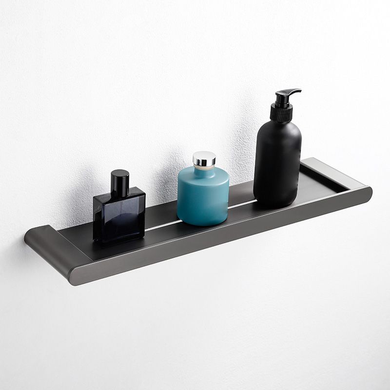 Modern Matte Gray Bathroom Accessory Set Bath Shelf/Towel Bar & Paper Holder Included Clearhalo 'Bathroom Hardware Sets' 'Bathroom Hardware' 'Bathroom Remodel & Bathroom Fixtures' 'bathroom_hardware_sets' 'Home Improvement' 'home_improvement' 'home_improvement_bathroom_hardware_sets' 1200x1200_5bed5441-1dc5-4528-a2a4-14c6e3d6d197