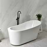 Freestanding Soaking Bathtub Antique Finish Oval Modern Bath Tub Clearhalo 'Bathroom Remodel & Bathroom Fixtures' 'Bathtubs' 'Home Improvement' 'home_improvement' 'home_improvement_bathtubs' 'Showers & Bathtubs' 1200x1200_5bf76418-14e2-4c3f-99de-2b0337032df9