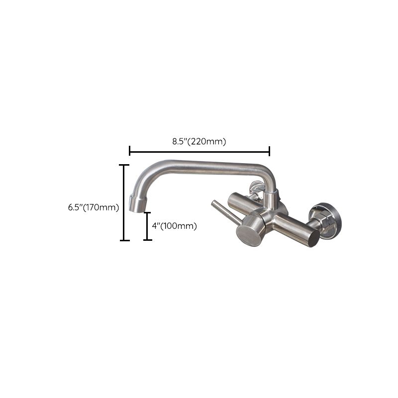 Modern Faucet 1-Handle 2-Hole Single Level Low Profile Pot Filler Faucet Clearhalo 'Home Improvement' 'home_improvement' 'home_improvement_kitchen_faucets' 'Kitchen Faucets' 'Kitchen Remodel & Kitchen Fixtures' 'Kitchen Sinks & Faucet Components' 'kitchen_faucets' 1200x1200_5c25ddd2-9518-46f8-9b36-157d7c87d46e