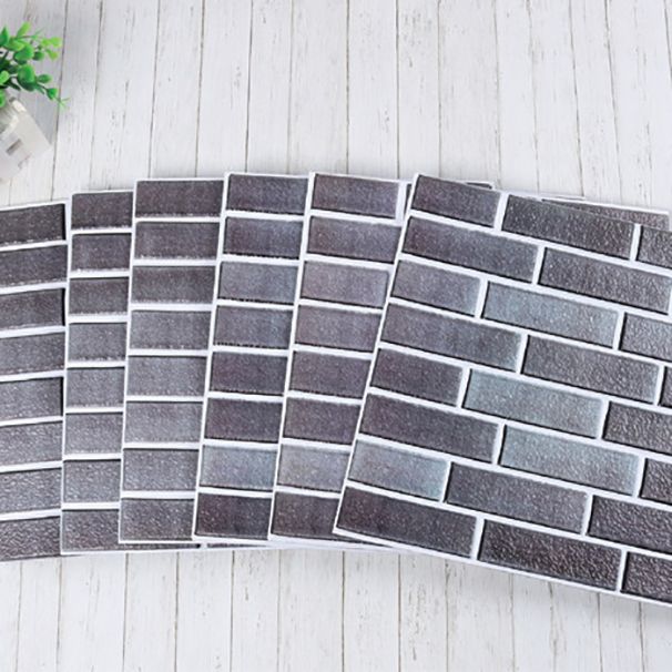 Plastic Peel & Stick Subway Tile 3D Subway Tile with Slip Resistant Clearhalo 'Flooring 'Home Improvement' 'home_improvement' 'home_improvement_peel_stick_blacksplash' 'Peel & Stick Backsplash Tile' 'peel_stick_blacksplash' 'Walls & Ceilings' Walls and Ceiling' 1200x1200_5c2a0c91-dc14-4fb3-910f-9c541f24d783