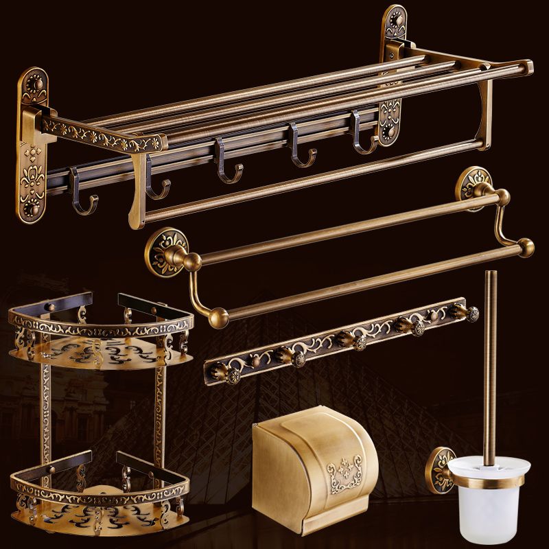 Traditional Bathroom Accessories Hardware Set Brass Bathroom Hardware Clearhalo 'Bathroom Hardware Sets' 'Bathroom Hardware' 'Bathroom Remodel & Bathroom Fixtures' 'bathroom_hardware_sets' 'Home Improvement' 'home_improvement' 'home_improvement_bathroom_hardware_sets' 1200x1200_5c86cb30-269f-4c8d-beec-eaee2fc3c4fd