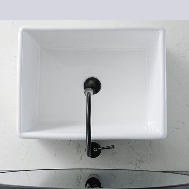 Contemporary Bathroom Sink Porcelain Rectangular Vessel Lavatory Sink Only Clearhalo 'Bathroom Remodel & Bathroom Fixtures' 'Bathroom Sinks & Faucet Components' 'Bathroom Sinks' 'bathroom_sink' 'Home Improvement' 'home_improvement' 'home_improvement_bathroom_sink' 1200x1200_5cafd83b-e1a7-4ade-a7ed-c9421d1b95c6