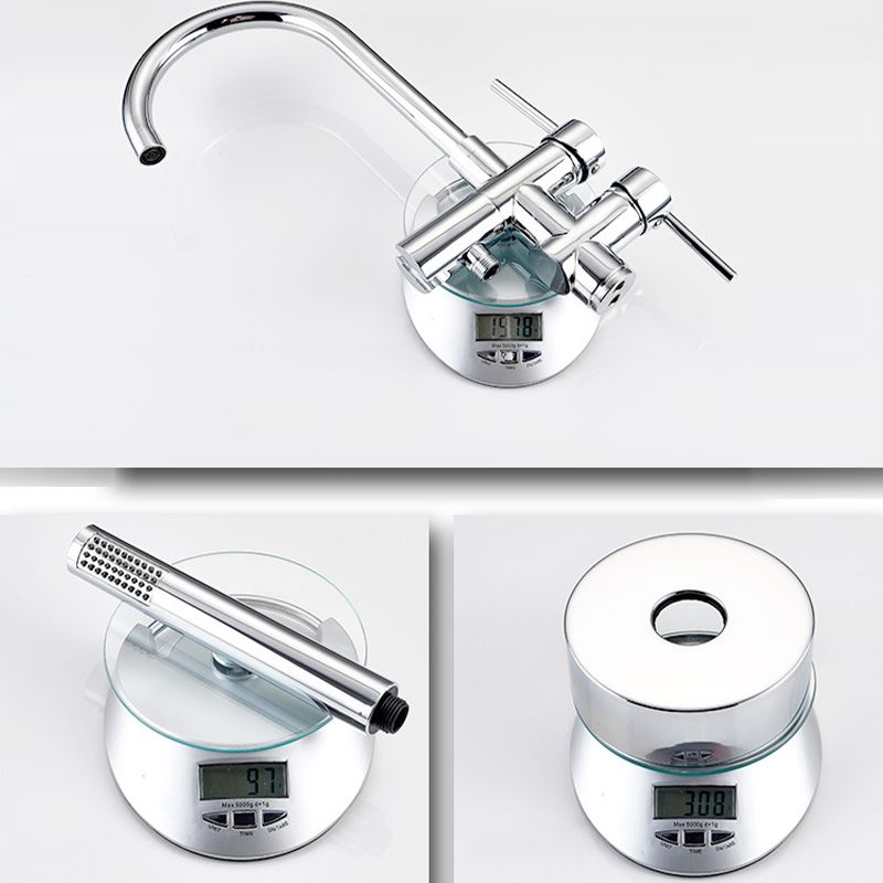 Modern Freestanding Tub Faucet Copper Floor Mount Free Standing Tub Filler Faucet Clearhalo 'Bathroom Remodel & Bathroom Fixtures' 'Bathtub Faucets' 'bathtub_faucets' 'Home Improvement' 'home_improvement' 'home_improvement_bathtub_faucets' 1200x1200_5cb7c763-6edb-49ce-a6cf-7135bd3daf97